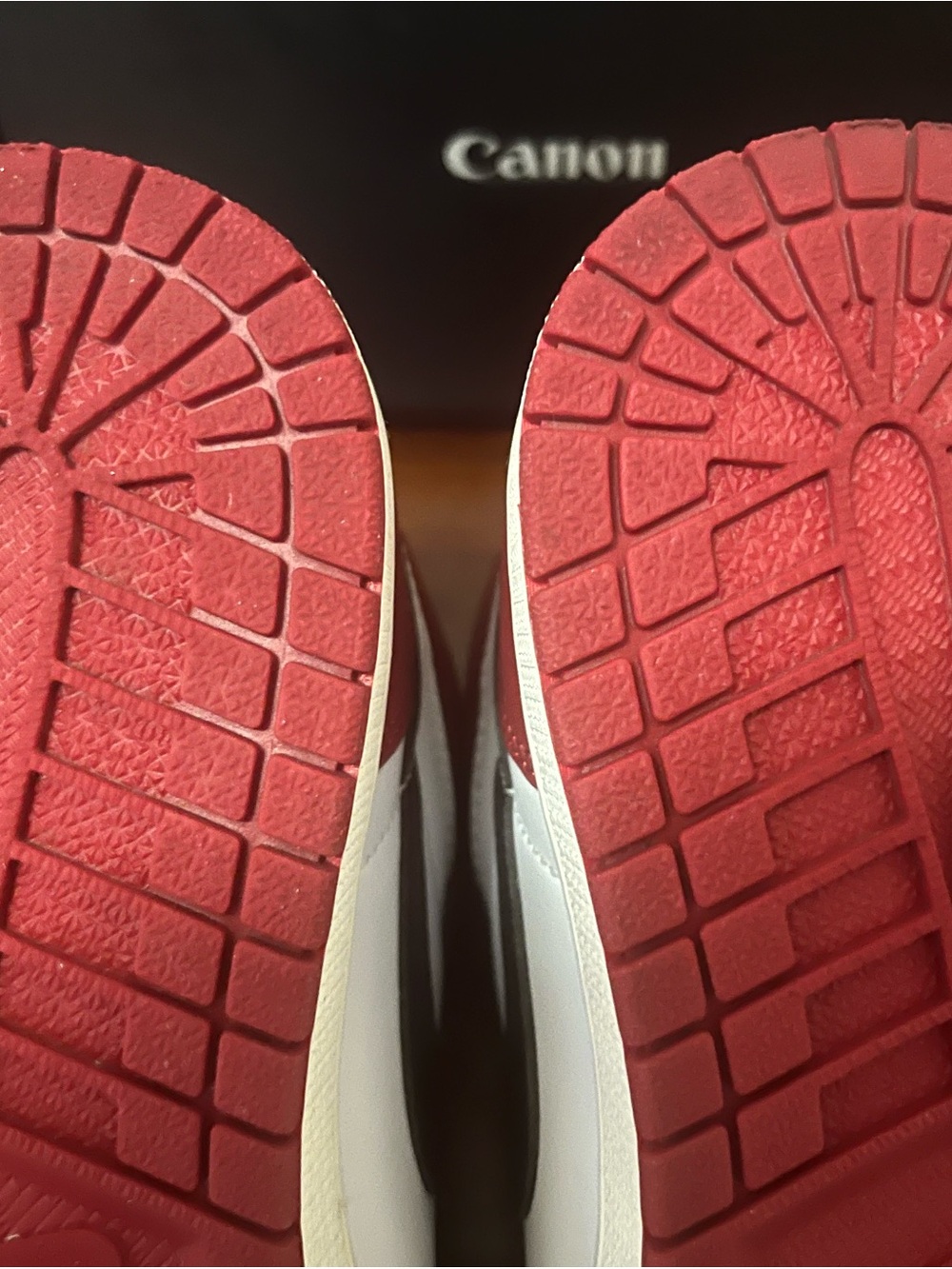 Jordan 1 black top reimagined size 8- Black White Red - Picture 7 of 9
